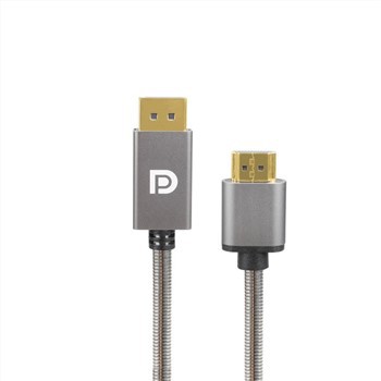 Stainless hlau DP 1.1V Txiv neej rau HDMI Poj Niam 1.4V Adapter