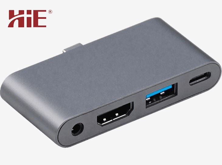 USB-C 4-hauv-1 Docking Station